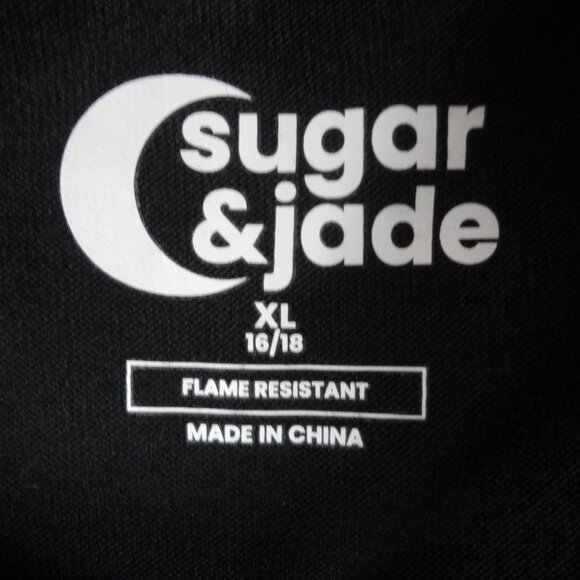 SCORPIO MYSTERIOUS & BRAVE - BLACK XL 16/18 WOMENS JR CROP TOP T-SHIRT L216 - Picture 3 of 4